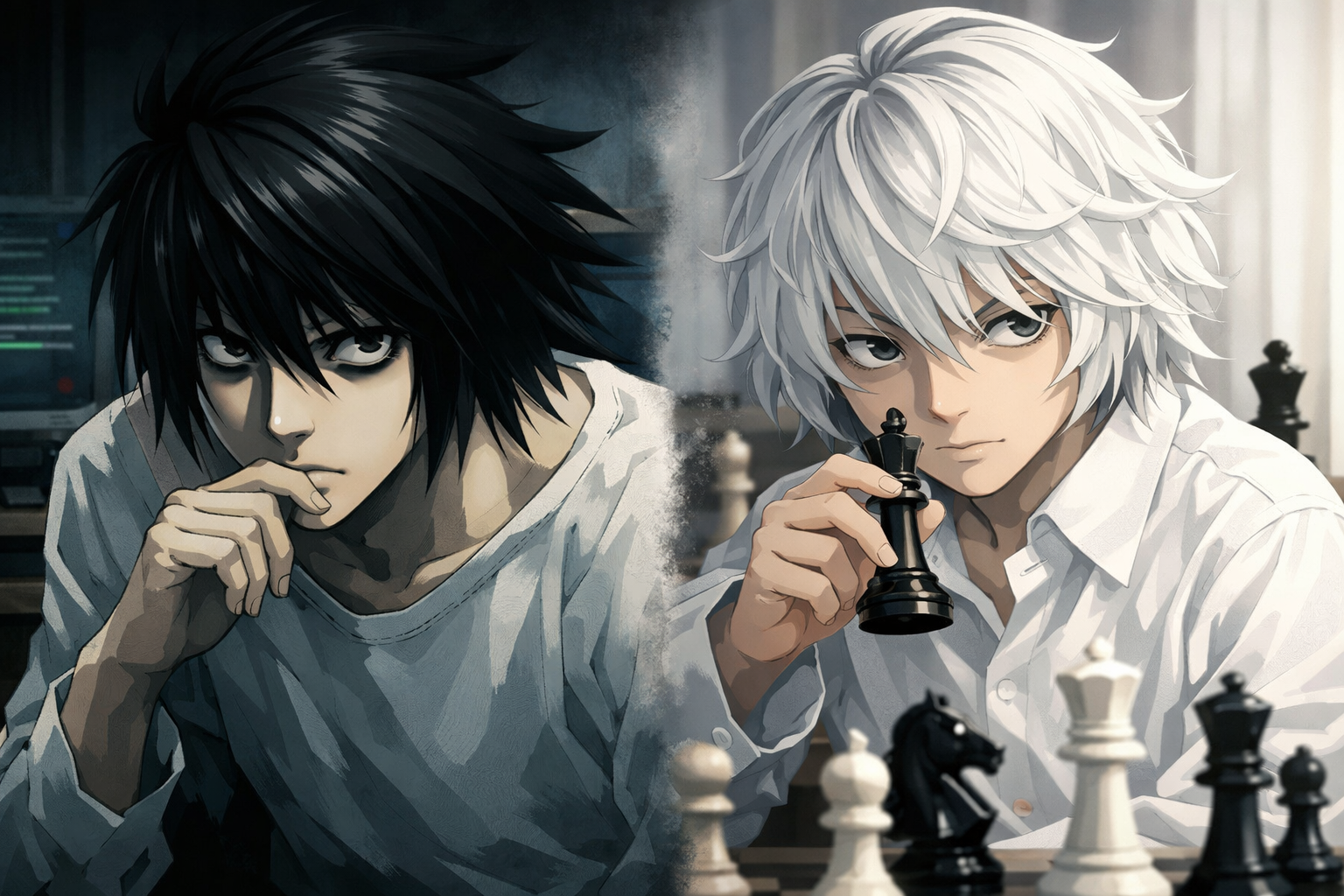(L) vs (N): Quem era o verdadeiro gênio de Death Note?
