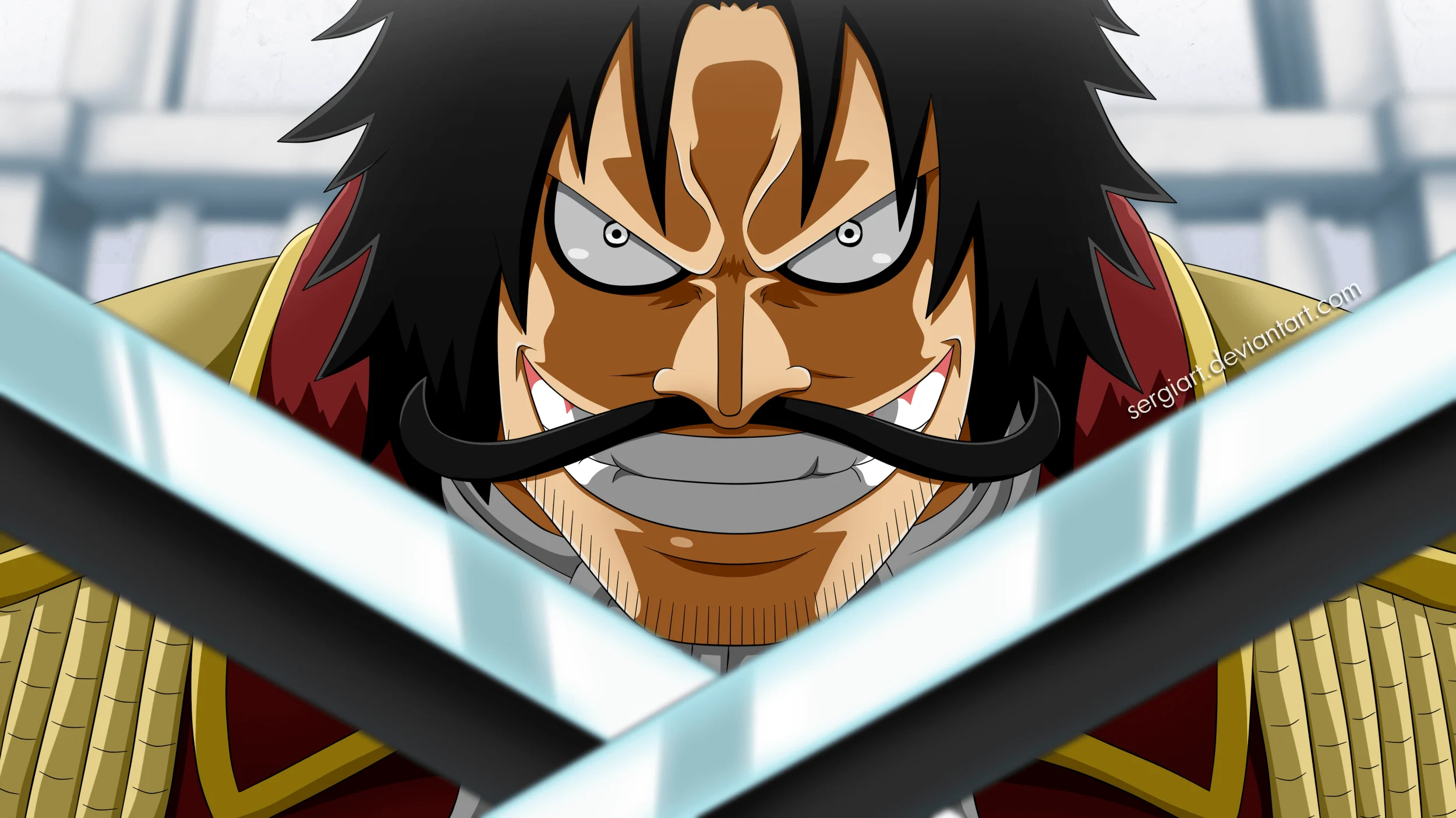 Por que Gol D. Roger riu?