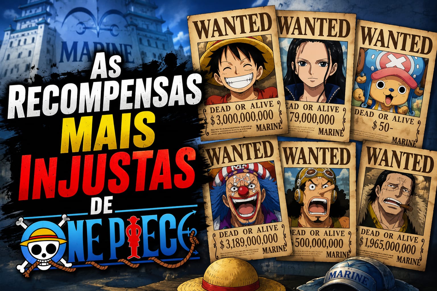 As Recompensas Mais Injustas de One Piece