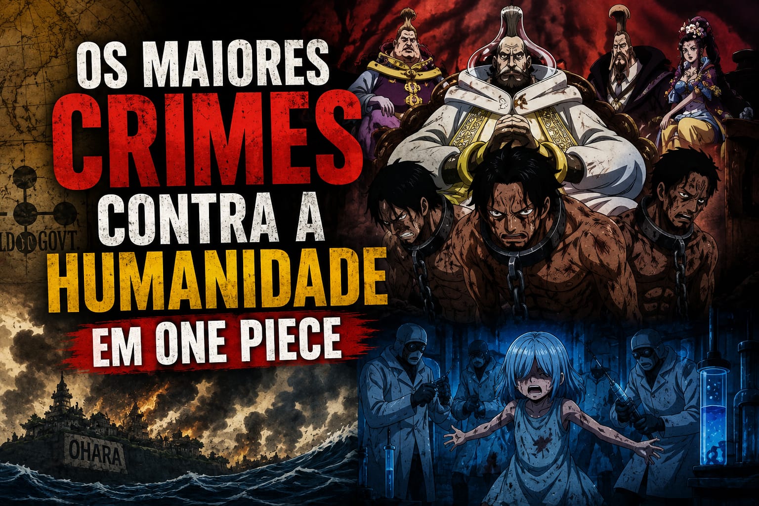 Os Maiores Crimes Contra a Humanidade em One Piece