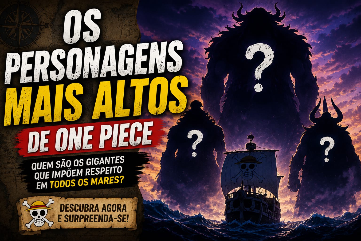 Os Personagens Mais Altos de One Piece