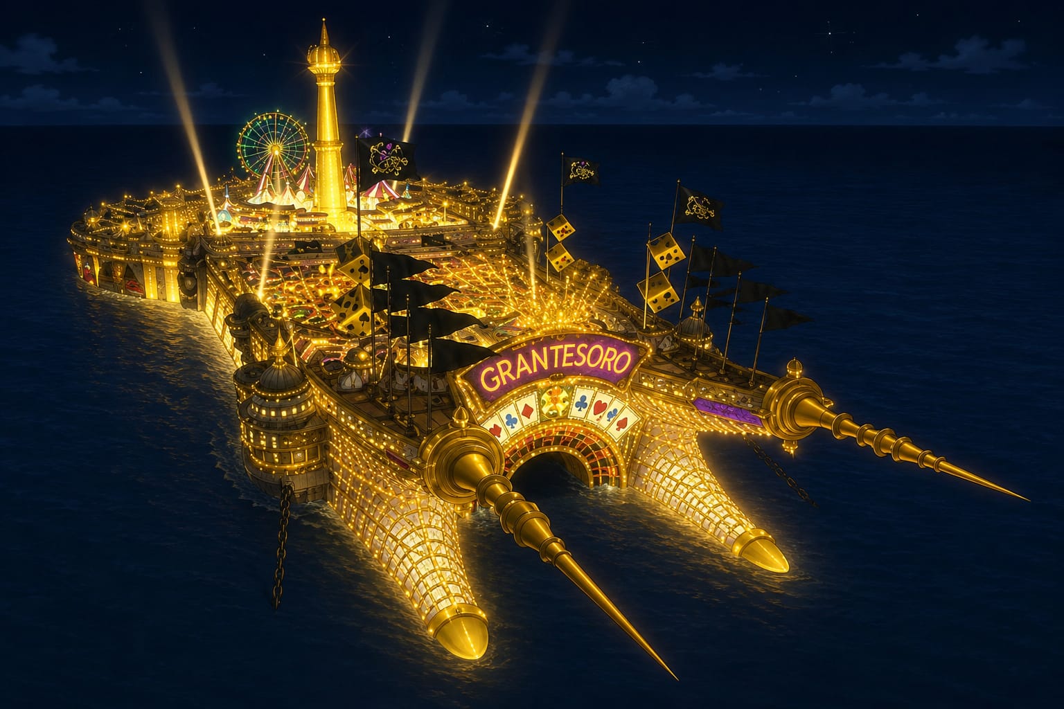 Os Maiores Navios de One Piece 2 GRANTESORO