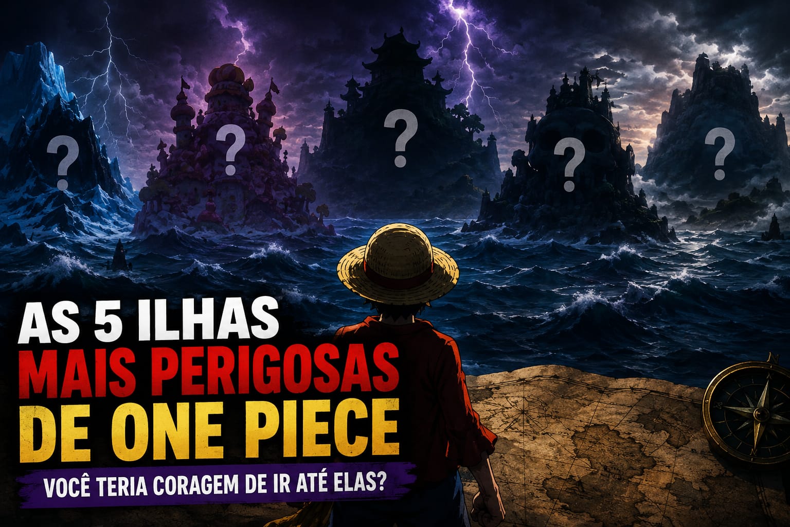 As 5 Ilhas Mais Perigosas de One Piece
