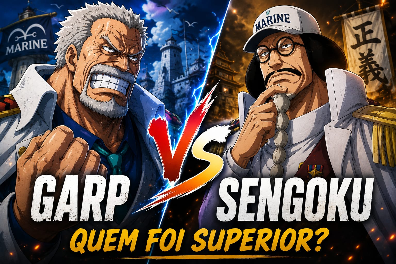 Garp VS Sengoku
