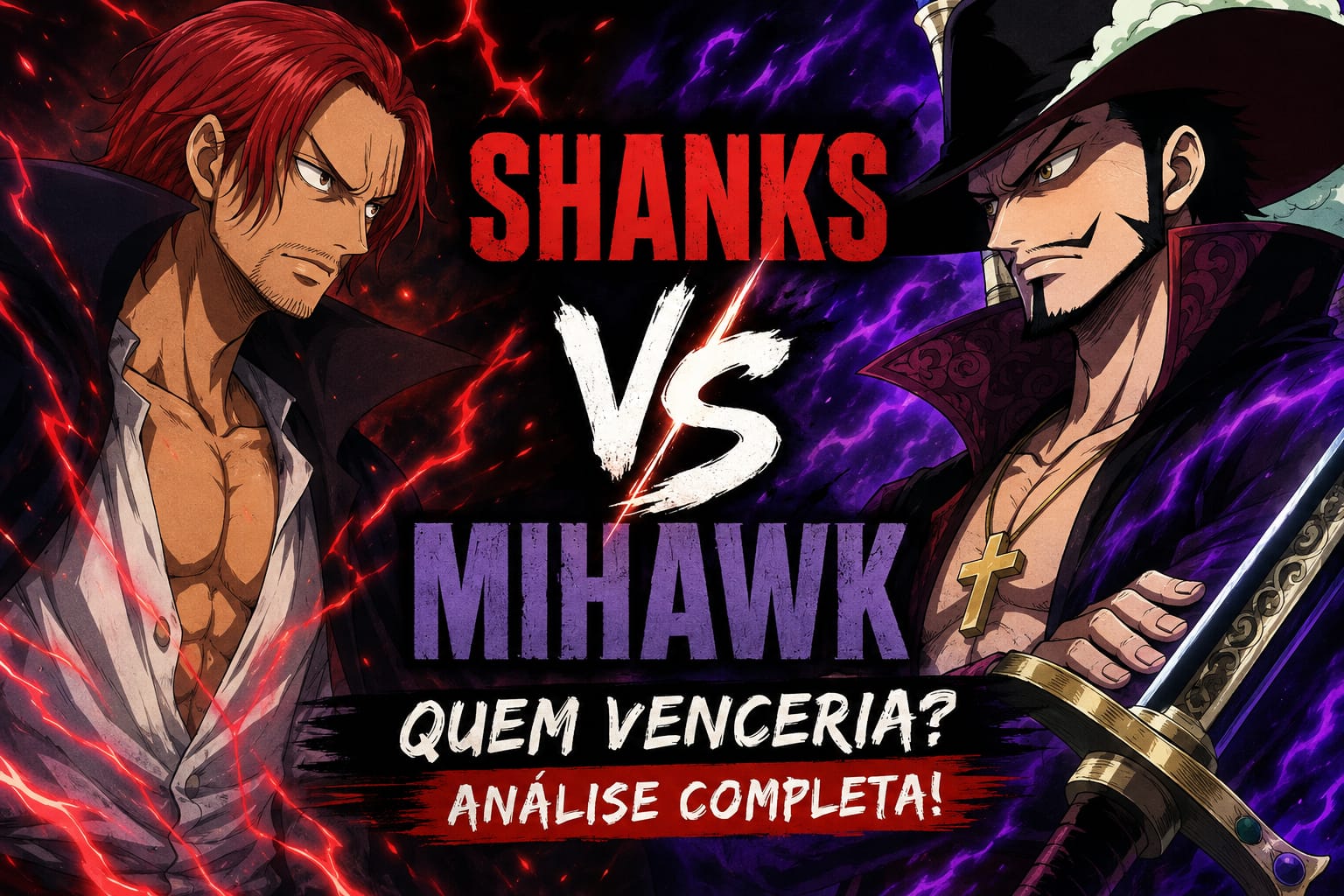 Shanks VS Mihawk