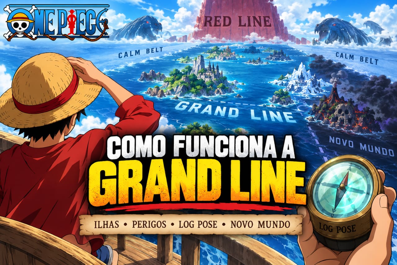 Como Funciona a Grand Line em One Piece