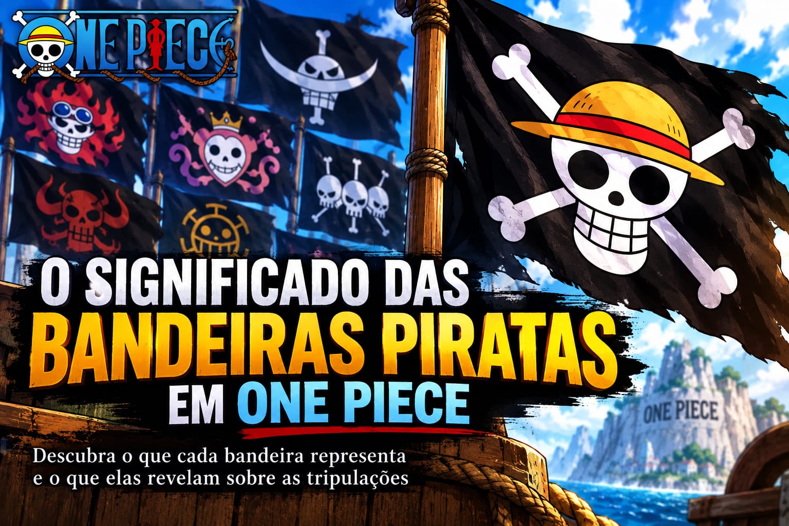 O Significado das Bandeiras Piratas em One Piece