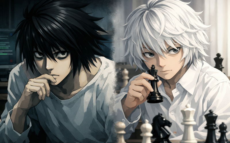 (L) vs (N): Quem era o verdadeiro gênio de Death Note?