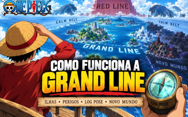 Como Funciona a Grand Line em One Piece