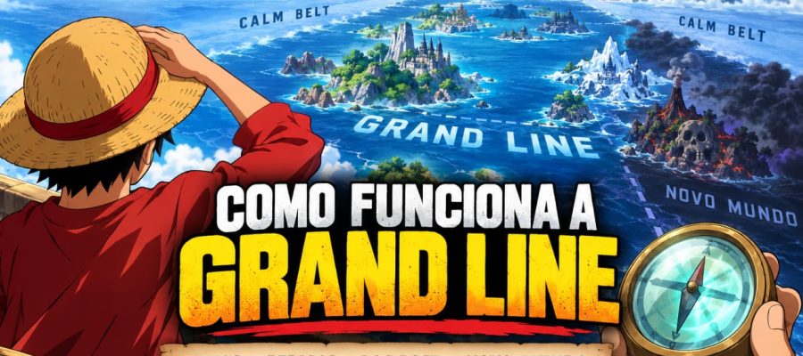 Como Funciona a Grand Line em One Piece