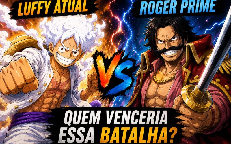 Luffy Atual VS Roger Prime